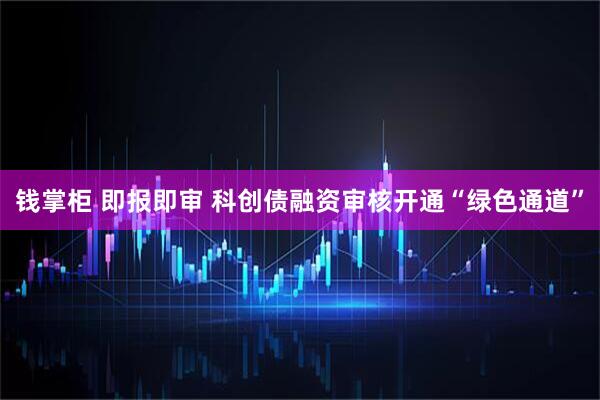 钱掌柜 即报即审 科创债融资审核开通“绿色通道”