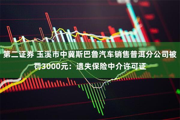 第二证券 玉溪市中冀斯巴鲁汽车销售普洱分公司被罚3000元：遗失保险中介许可证