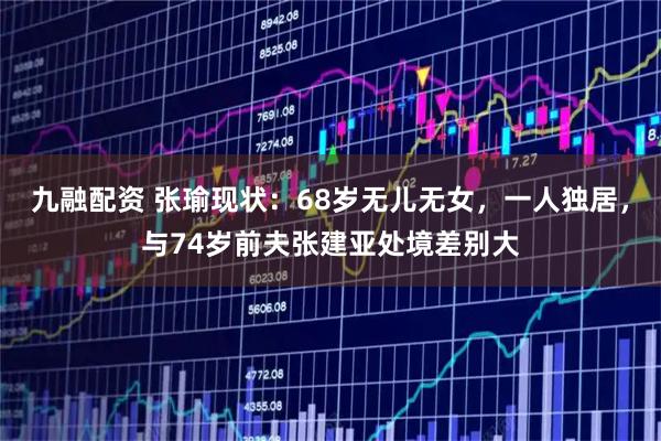 九融配资 张瑜现状:68岁无儿无女,一人独居,与74岁前夫张建亚处境差别大
